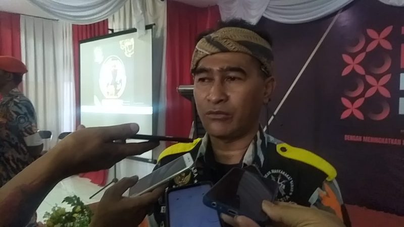 Caption : Ketua GMBI Distrik Garut Ganda Permana, SH