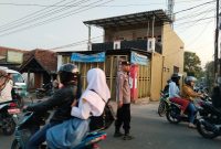 Caption : Polsek Cilawu Polres Garut berikan kenyamaan saat giat rawan pagi