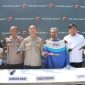 Caption : Kapolres Garut  saat press release aksi pengeroyokan