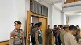 Caption : Sat Samapta Polres Garut Pengamanan Audiensi ALMAGARI