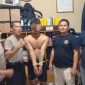 Caption : Polsek Kadungora Polres Garut Amankan pelaku curanmor