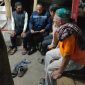 Caption : Polsek Malangbong patroli malam