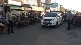Caption : Giat rawan pagi Polsek Wanaraja