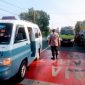 Caption : Polsek Garut Kota  antisipasi kemacetan di jalan Pasundan