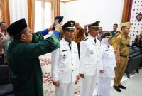 Caption : Bupati Garut lantik 4 pejabat pemkab garut