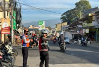 Caption Polsek Tarogong Kidul laksanakan rawan pagi