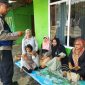 Caption Polsek Leuwigoong berikan pesan kamtibmas kepada warga