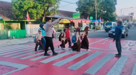 Caption : Polsek Garut kota giat rawan pagi