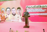 Caption : H. Alan Partimbang Hadiri Pembekalan Pendidikan Politik Bacaleg 
