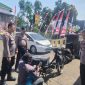 Caption : Polsek Pasirwangi razia knalpot racing