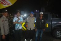 Caption : Patroli malam Polsek Leles
