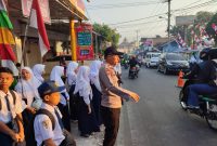 Caption : Giat rawan pagi Polsek Cibatu