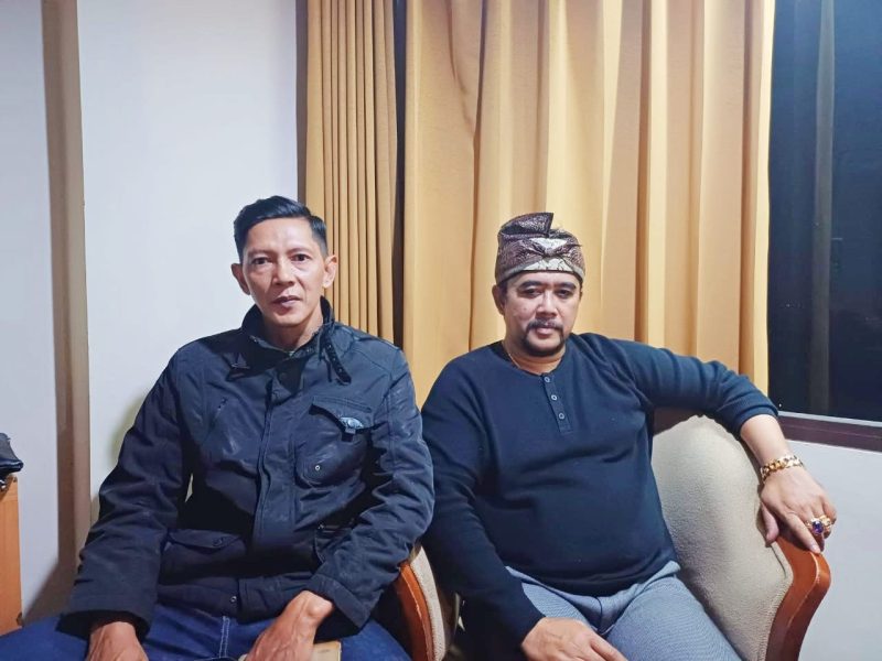 Caption : H Alan partimbang bersama Ketua GPMPP Putra Cakra Buana Gara Permana