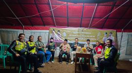 Caption : Polsek Pasirwangi hadiri HUT Pramuka ke-62