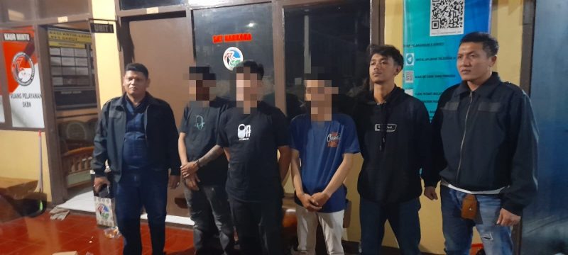 Caption : 3 Pelaku penjual obat terlarang berhasil diamankan