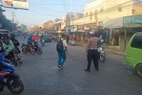 Caption : Jajaran Polsek Wanaraja giat rawan pagi