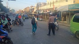Caption : Jajaran Polsek Wanaraja giat rawan pagi