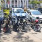 Caption : Polsek tarogong kidul amankan 7 kanlpot brong milik siswa