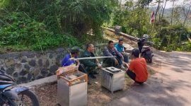 Caption : Polsek Bungbulang cegah paham radikalisme