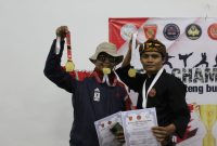 Caption : Kang Bukhori DPP Gadjah putih Mega Paksi Pusaka (GPMPP) Garut