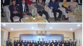Caption : Rektor IPI Garut Dr. H. Nizar Alam Hamdani, MM., MT., M.Si., M.Kom, saat acara pelantikan 