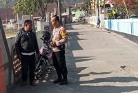 Caption : Polsek Bayongbong sosialisasi TPPO