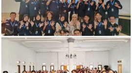 Caption : KKN ITG Kel 8 giat seminar literasi digital