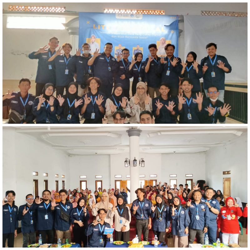 Caption : KKN ITG Kel 8 giat seminar literasi digital