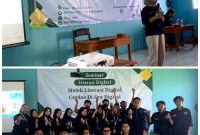 Caption : KKN ITG Tematik Kelompok 4 Laksanakan Seminar Literasi Digital