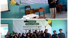 Caption : KKN ITG Tematik Kelompok 4 Laksanakan Seminar Literasi Digital