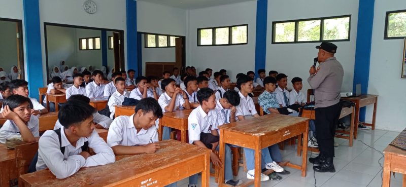Caption : Himbauan polsek singajaya tentang kenakalan remaja