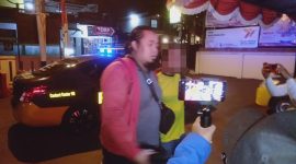 Caption : Pelaku Pencurian Kendaraan Grab diamankan polisi
