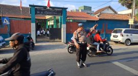Caption : Polsek Karangpawitan giat rawan pagi