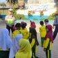 Caption : Dikmas Sat Lantas Polres Garut kepada anak-anak 