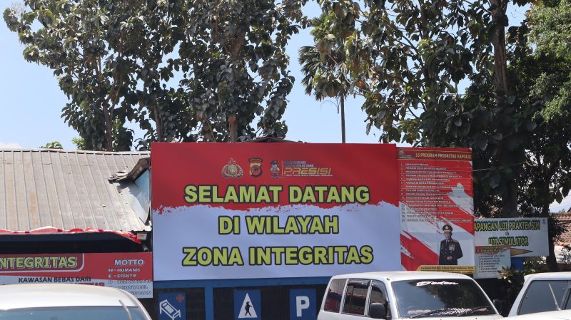 Caption : Polres Garut laksanakan WBBM