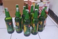 Caption : Penjual miras berhasil diamankan Polsek Garut Kota