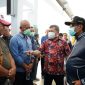 Caption : Bupati Garut bersama Forkopimda datangi TKP kebakaran dr Slamet Garut 
