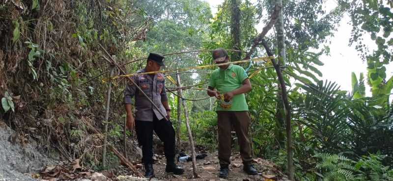 Caption : Titik lokasi galian ilegal