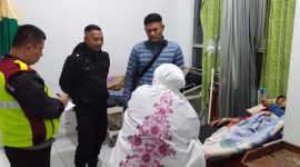 Caption : Korban keracunan sate jebred yang sedang di rawat