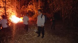 Polsek Cibiuk Polres Garut mendapatkan informasi dari warga bahwa telah terjadi kebakaran lahan berisikan kebun bambu milik warga Kampung Cileles Desa Cibunar Kecamatan Cibatu Kabupaten Garut. Selasa (17/10/2023).
