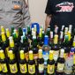 Polsek Wanaraja Polres Garut melaksanakan operasi pekat dengan sasaran minuman keras beralkohol tanpa izin dalam rangka pemeliharaan situasi kamtibmas