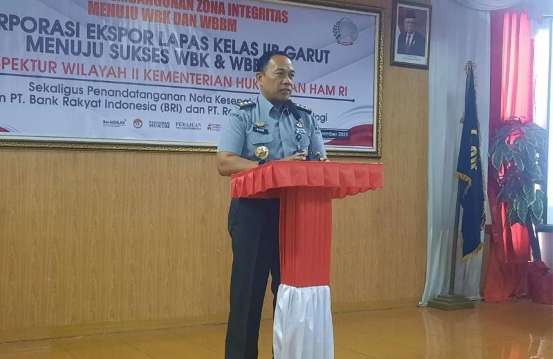 Dalam rangka mewujudkan Zona Integritas menuju WBK/WBBM serta Lapas Garut berbasis Korporasi Ekspor, Kalapas menjalin kerja sama dengan mitra kerja. Senin, (13/11/2023).