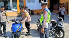 Dalam rangka pemeliharaan kamtibmas dan menciptakan situasi keamanan dan ketertiban masyarakat yang kondusif, Polsek Samarang Polres Garut kembali melaksanakan operasi penertiban knalpot brong atau bising. Rabu (22/11/2023).
