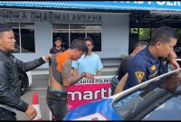 Anggota Sat lantas Polres Garut tangkap 2 preman yang sedang mabuk dan membawa senjata tajam. Rabu (29/11/2023).