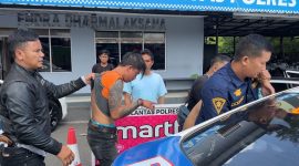 Anggota Sat lantas Polres Garut tangkap 2 preman yang sedang mabuk dan membawa senjata tajam. Rabu (29/11/2023).