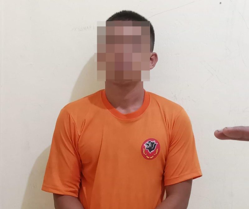 Polsek Cisompet Polres Garut ringkus tersangka tindak pidana pencurian 1 unit sepeda motor di Kecamatan Cisompet Kabupaten Garut. Selasa (12/12/2023).