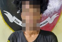 Tersangka percobaan perkosaan berhasil diamankan Polsek Cibatu polres Garut
