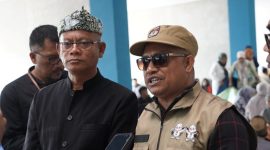Sekda Garut H Nurdin Yana saat pengecekan petugas Sorlip surat suara pemilu