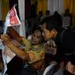Paku pencoblosan kertas suara saat simulasi di Desa Jati tidak sesuai standar