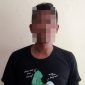 Salah satu pelaku dari 3 tersangka pengeroyokan nelayan di serahkan Polsek Cikelet  ke Sat Reskrim Polres Garut